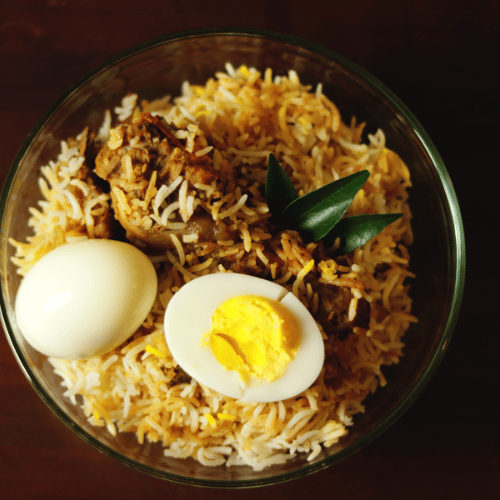 Egg Biryani with Gravy