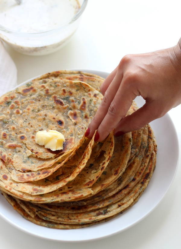 Pudina Lachha Parantha
